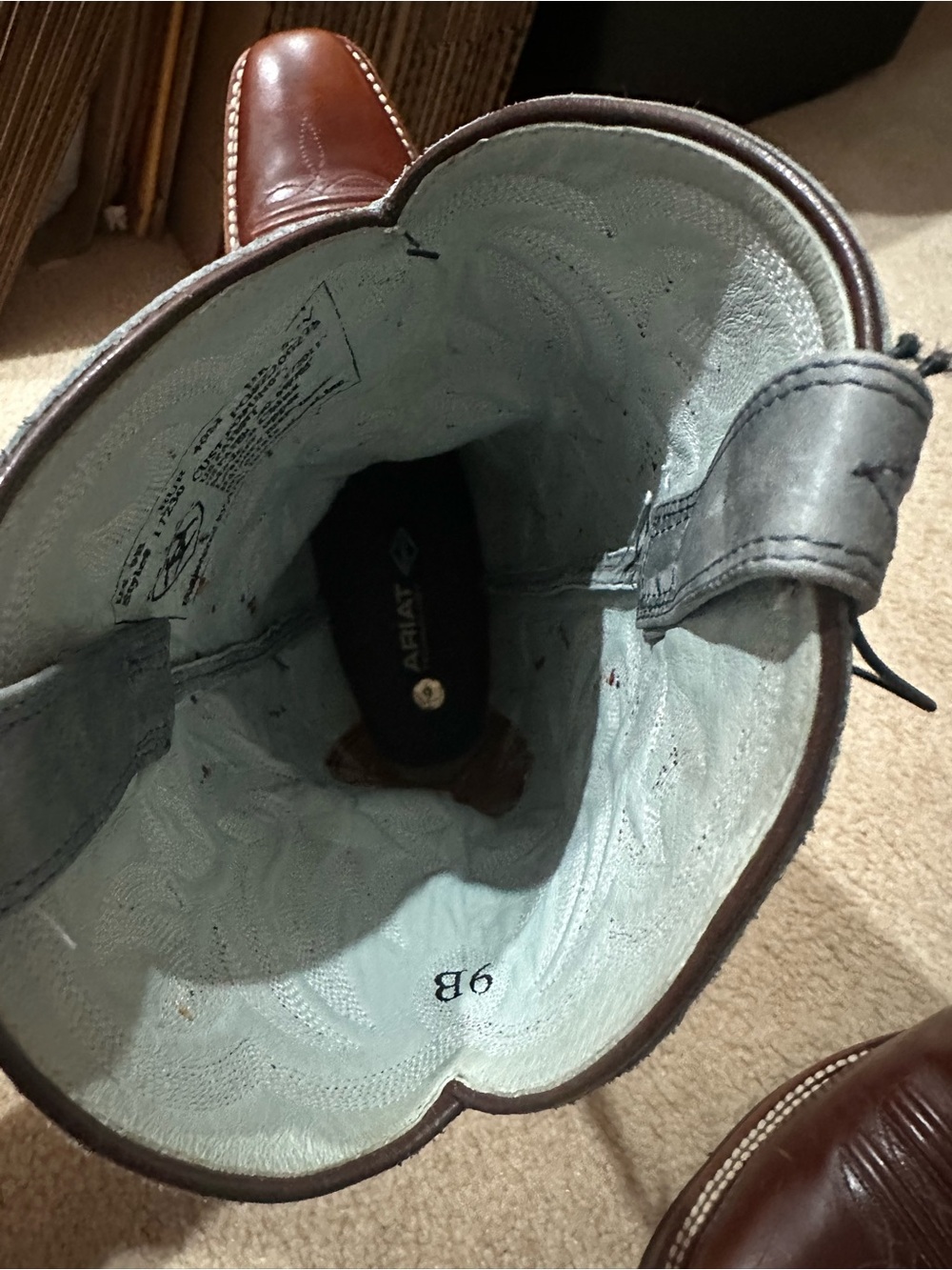 New Women's Ariat Cowboy Boots - Picture 8 of 9